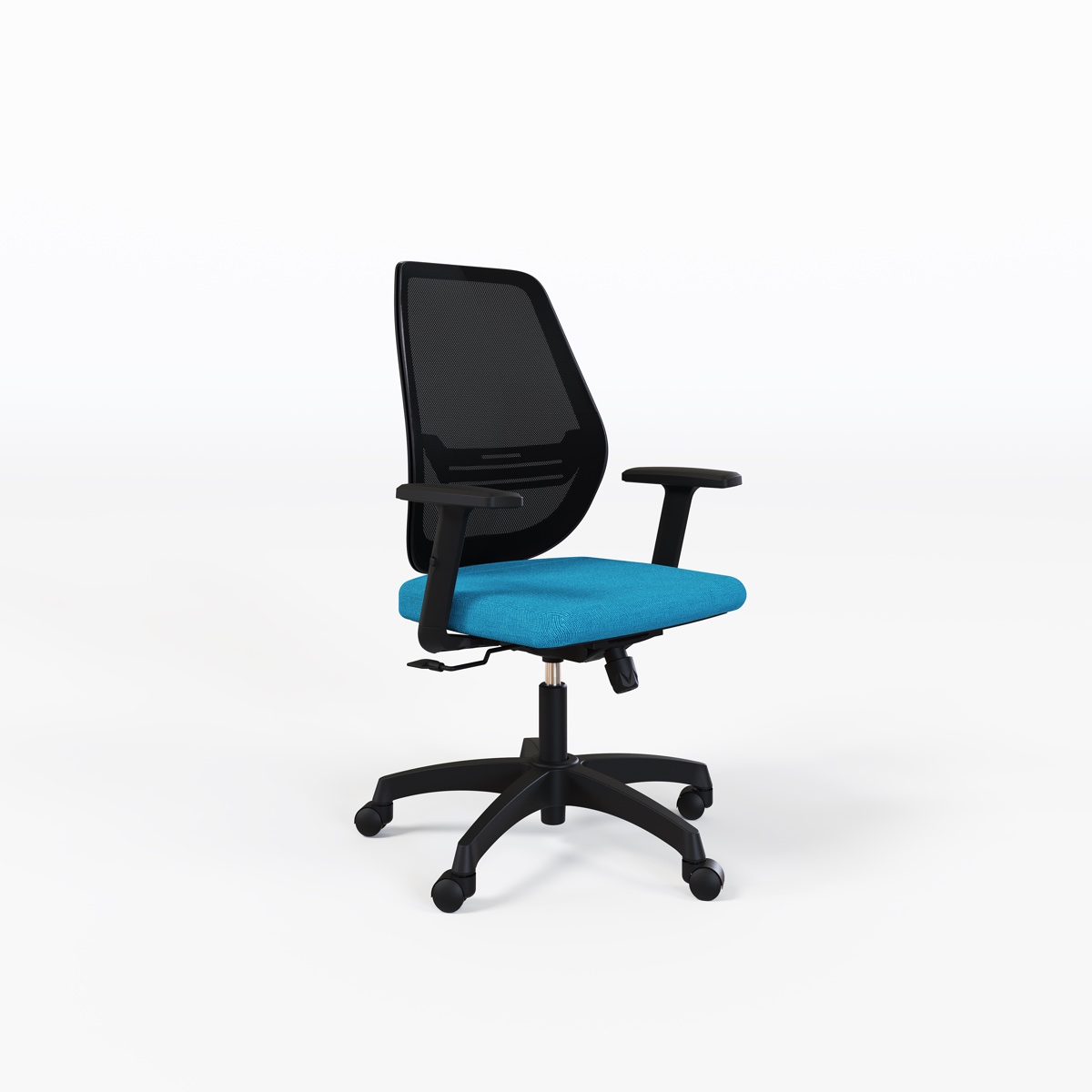 black office chair with arms