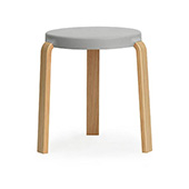 Tap Stool Oak/Grey