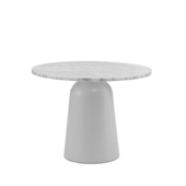 Turn Table White Marble